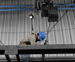 Free Standing Monorail Fall Arrest Systems
